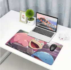 Quagsire Slowpoke Board Card Game Pokemon Playmat Game Mousepad Play Mat of TCG - Image 4