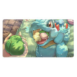 Totodile - Board Card Game Pokemon Playmat Game Mousepad Play Mat of TCG 2064 - Image 2
