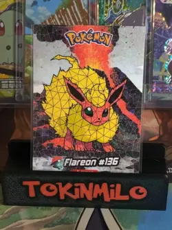 Pokemon Flareon Cracked Ice 2024 Crystal Card Collection Peru US Seller - Image 1