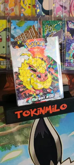 Pokemon Flareon Cracked Ice 2024 Crystal Card Collection Peru US Seller - Image 2