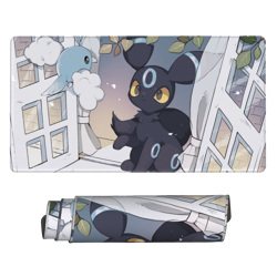 Umbreon - Board Game Pokemon Playmat Games Mousepad Play Mat of TCG 3216 - Image 1