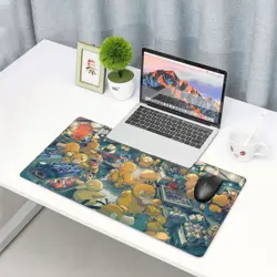 Psyduck Board Game Pokemon Playmat Games HD Mousepad Play Mat of TCG 225662 - Image 3