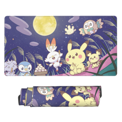 Rowlet - Board Game Pokemon Playmat Games Mousepad Play Mat of TCG 3049 - Image 1