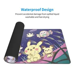 Rowlet - Board Game Pokemon Playmat Games Mousepad Play Mat of TCG 3049 - Image 3