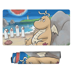 Dragonite - Board Game Pokemon Playmat Games Mousepad Play Mat of TCG 3038 - Image 1