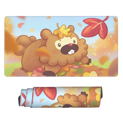 Bidoof - Board Game Pokemon Playmat Games Mousepad Play Mat of TCG 3036 - Image 1