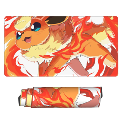 Flareon - Board Game Pokemon Playmat Games Mousepad Play Mat of TCG 2900 - Image 1