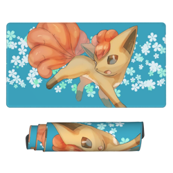 Vulpix - Board Game Pokemon Playmat Games Mousepad Play Mat of TCG 2837 - Image 1