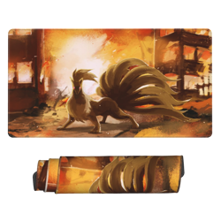 Ninetales - Board Game Pokemon Playmat Games Mousepad Play Mat of TCG 2824 - Image 1