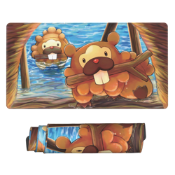 Bidoof - Board Game Pokemon Playmat Games Mousepad Play Mat of TCG 2713 - Image 1
