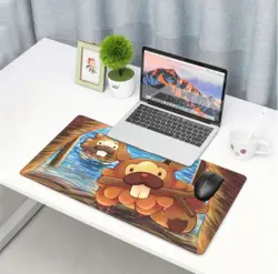 Bidoof - Board Game Pokemon Playmat Games Mousepad Play Mat of TCG 2713 - Image 4