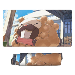 Bidoof - Board Game Pokemon Playmat Games Mousepad Play Mat of TCG 2712 - Image 1