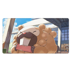 Bidoof - Board Game Pokemon Playmat Games Mousepad Play Mat of TCG 2712 - Image 2