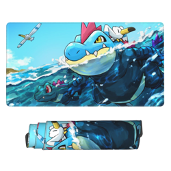 Totodile - Board Game Pokemon Playmat Games Mousepad Play Mat of TCG 2732 - Image 1