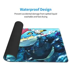 Totodile - Board Game Pokemon Playmat Games Mousepad Play Mat of TCG 2732 - Image 3