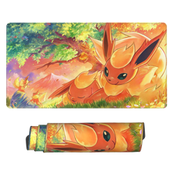 Flareon - Board Game Pokemon Playmat Games Mousepad Play Mat of TCG 2672 - Image 1