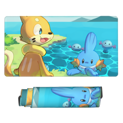 Mudkip - Board Game Pokemon Playmat Games Mousepad Play Mat of TCG 2625 - Image 1