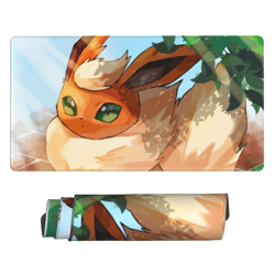 Flareon - Board Game Pokemon Playmat Games Mousepad Play Mat of TCG 2613 - Image 1
