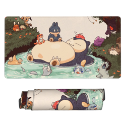 Snorlax - Board Game Pokemon Playmat Games Mousepad Play Mat of TCG 2546 - Image 1