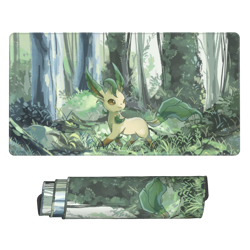 Leafeon - Board Game Pokemon Playmat Games Mousepad Play Mat of TCG 2464 - Image 1