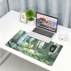 Leafeon - Board Game Pokemon Playmat Games Mousepad Play Mat of TCG 2464 - Image 4