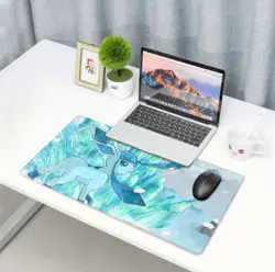 Glaceon - Board Game Pokemon Playmat Games Mousepad Play Mat of TCG 2458 - Image 4