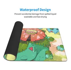 Bulbasaur - Board Game Pokemon Playmat Games Mousepad Play Mat of TCG 2207 - Image 3