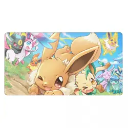 Eevee - Board Game Pokemon Playmat Games Mousepad Play Mat of TCG 114624 - Image 3