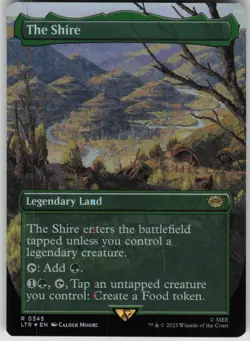 MTG TCG The Shire (Borderless) R The Lord of the Rings 345 - Image 1