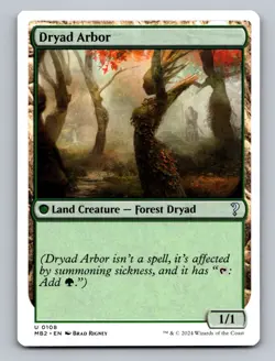 Dryad Arbor (White Border) U Mystery Booster 2 108 NM - Image 1
