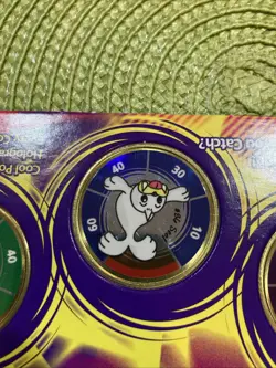1999 Hasbro Pokemon Battling # 86 Seel Gold Coin Game Nintendo RARE - Image 2