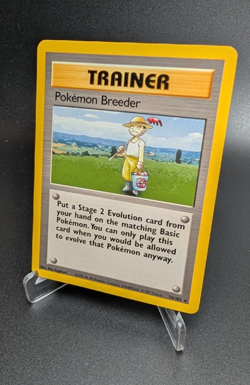 Pokemon Breeder Trainer - Base Set Unlimited 76/102 - Pokemon TCG (WOTC) - LP+ - Image 3