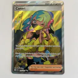 Pokemon TCG Trainer Canari 257/217 Full Art Ultra Rare Holo Ascended Heroes - Image 1