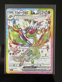 Pokemon Flygon ex 222/191 Sv08: Surging Sparks Ultra Rare Full Art Holo 310 HP - Image 1