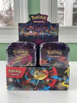 Pokemon Mega Heroes Mini Tin ME01 Mega Evolution/Destined Rivals *RANDOM ART* - Image 1