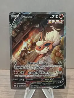 Flareon V SWSH179 Promo SWSH Black Star Pokemon 2019 - Near Mint/Mint - Image 1