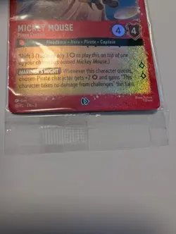 Mickey Mouse - Pirate Captain 18/P2 HOLO PROMO Sealed Disney Lorcana - Image 4