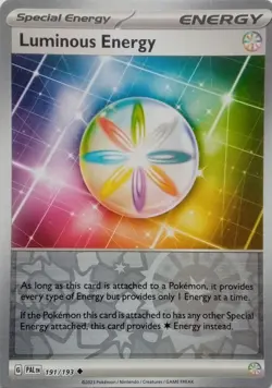 191/193 LUMINOUS ENERGY REVERSE HOLO PALDEA EVOLVED POKEMON CARD - Image 1