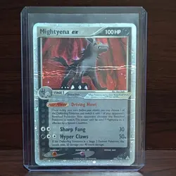 Pokemon Mightyena ex 101/110 Ultra Rare Holo Holon Phantoms 2006 EX Card - Image 1
