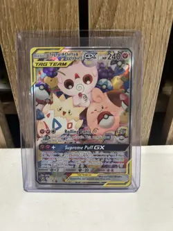 Togepi & Cleffa & Igglybuff GX 143A/236 Alternate Art Holo Pokemon Card Rare - Image 2