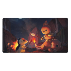 Cyndaquil - Board Game Pokemon Playmat Games Mousepad Play Mat of TCG 3509 - Image 2