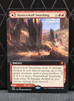Shatterskull Smashing (Extended Art) - Zendikar Rising (ZNR) MTG - 354 NM - Image 1