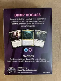 MTG Magic Dimir Rogues Challenger Deck 2021 Factory Sealed - Image 2