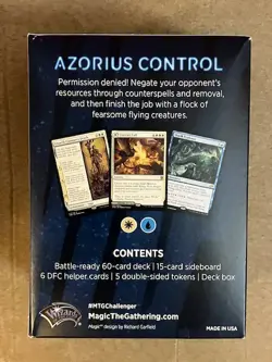 MTG Magic Azorius Control Challenger Deck 2021 Factory Sealed - Image 2