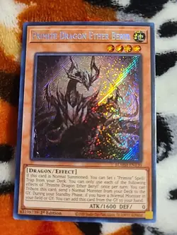 Yu-Gi-Oh TCG Primite Dragon Ether Beryl - BLMM-EN130 - Secret Rare 1st Edition - Image 1