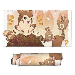 Furret - Board Game Pokemon Playmat Games Mousepad Play Mat of TCG 3288 - Image 1