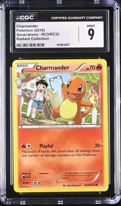 CGC 9 - CHARMANDER - RC3/RC32 GENERATIONS RADIANT COLLECTION POKEMON - Image 1