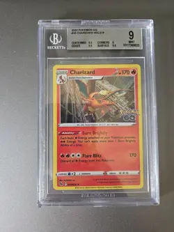 2022 POKEMON GO HOLO R #10 CHARIZARD BGS 9 #10 - Image 1