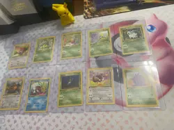 Pokemon TCG 1st Edition Jungle Jigglypuff, Victreebel, Eevee non holo lot. - Image 1