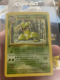Pokemon TCG 1st Edition Jungle Jigglypuff, Victreebel, Eevee non holo lot. - Image 4